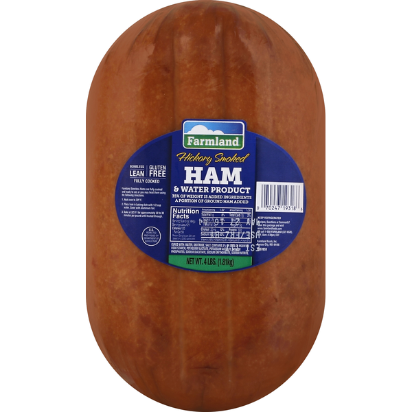 Packaged Meat Farmland Hickory Smoked Ham & Water Product hero