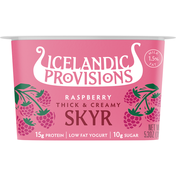 Yogurt, Kefir & Smoothies Icelandic Provisions Raspberry Skyr hero