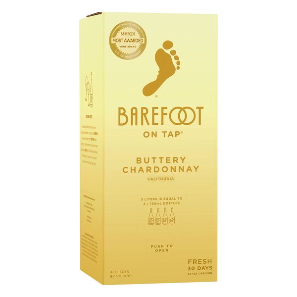 Specialty Wines & Champagnes Barefoot Cellars On Tap Buttery Chardonnay White Wine hero