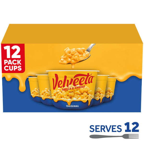 Instant Foods VELVEETA Shells & Cheese Original Microwavable Mac & Cheese Cups hero