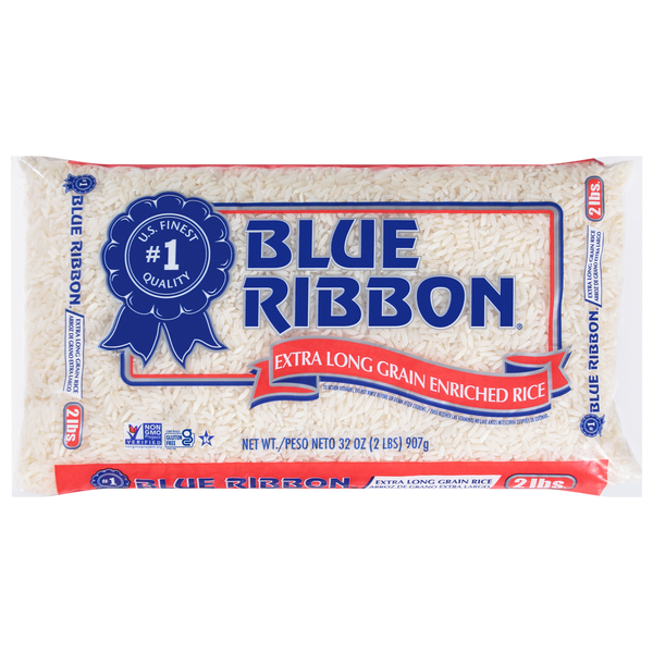 Grains, Rice & Dried Goods Blue Ribbon Rice, Extra Long Grain, Enriched hero