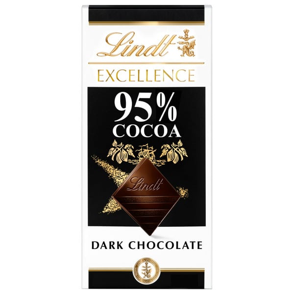 Candy & Chocolate Lindt Excellence 95% Cocoa Dark Chocolate Candy Bar hero