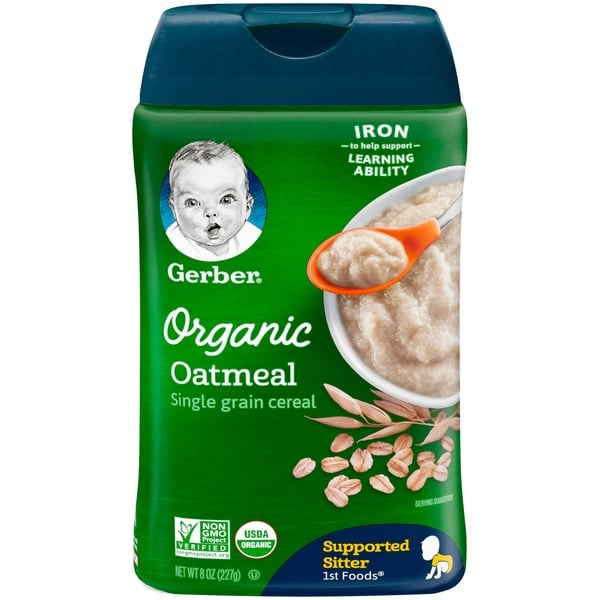 Baby Food & Formula Gerber Baby Cereal Oatmeal Canister hero