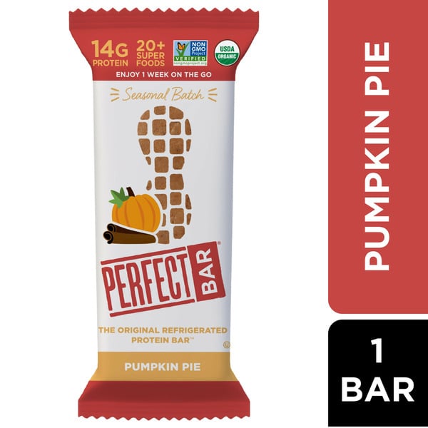 Perfect Snacks Pumpkin Pie Protein Bar hero