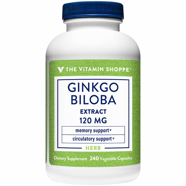 The Vitamin Shoppe Ginkgo Biloba Extract Capsules hero