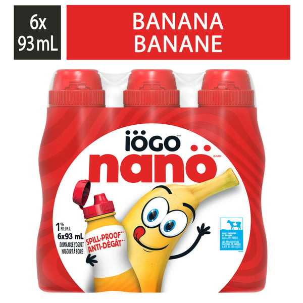 Yogurt iÖGO Nanö Drinkable Yogurt Banana 1% hero