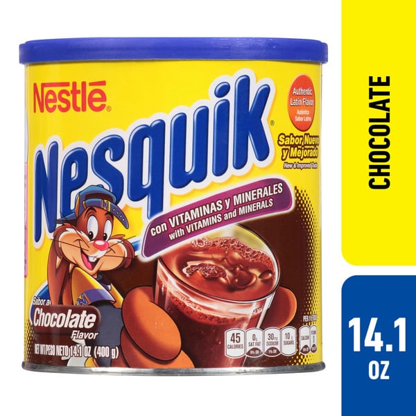 Cocoa & Drink Mixes Nestlé NESQUIK Chocolate Flavored Powder hero