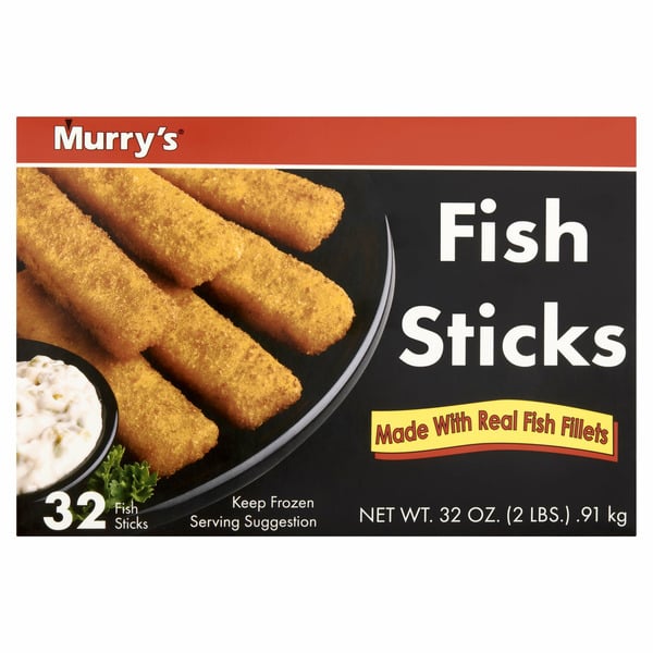 Frozen Appetizers & Sides Murry's Fish Sticks 32 Count 32 Oz hero