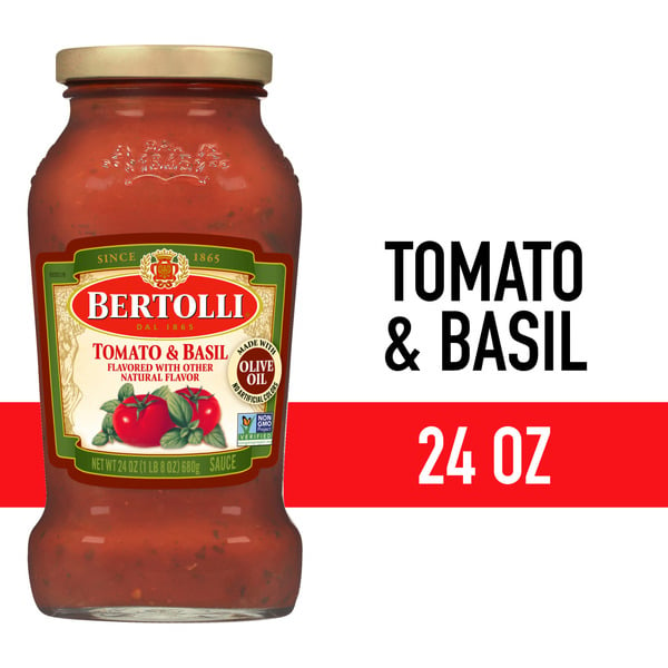 Pasta Sauce Bertolli Tomato & Basil Sauce hero