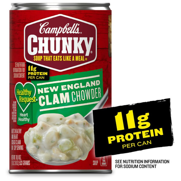 Soup, Broth & Bouillon Campbell's New England Clam Chowder hero