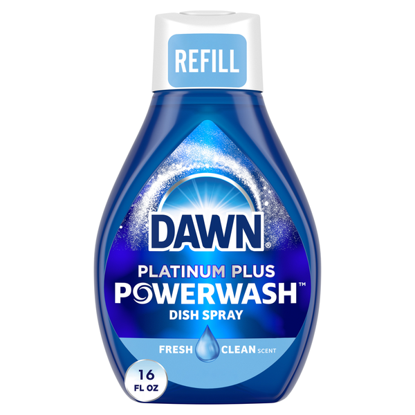 Dish Detergents Dawn Platinum Powerwash Dish Spray, Dish Soap, Fresh Scent Refill hero