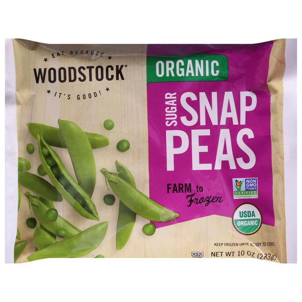 Frozen Produce WOODSTOCK Snap Peas, Organic, Sugar hero