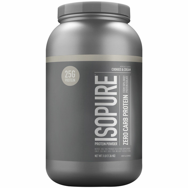 Whey Protein Isopure Zero Carb, Vitamin C and Zinc for Immune Support hero