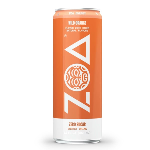 Energy & Sports Drinks ZOA Wild Orange hero