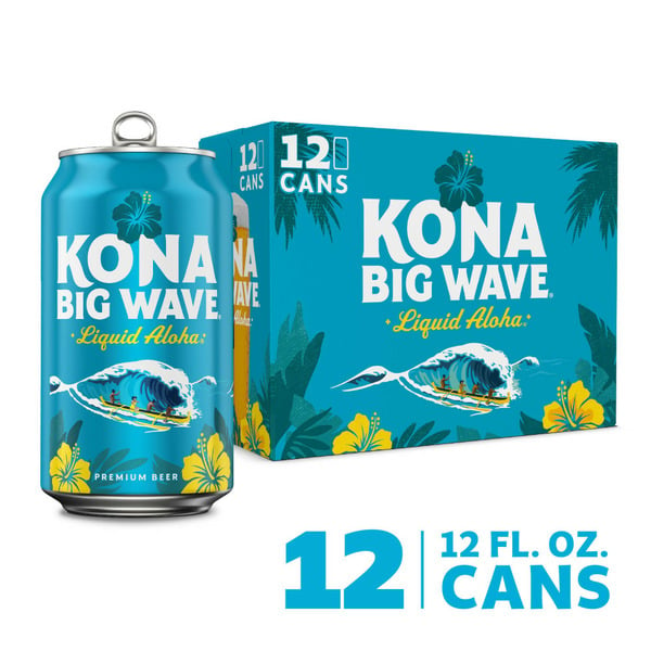 Beers & Coolers Kona Brewing Co. Big Wave Premium Beer Cans hero