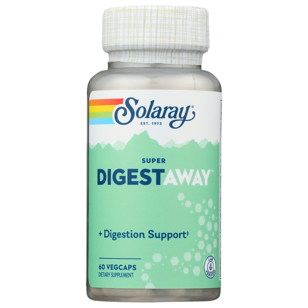 Probiotics & Digestion Solaray Super Digestaway, Digestive Enzyme Blend hero