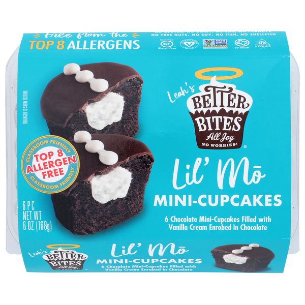 Cookies & Cakes Better Bites Bakery Lil' Mo Cupcake 6 Pack hero