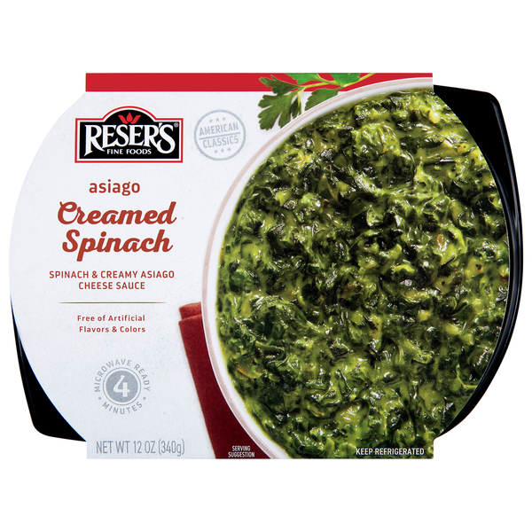 Side Dishes Reser's Fine Foods Creamed Spinach, Asiago hero