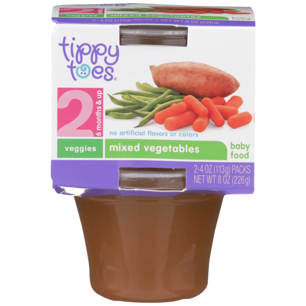 Baby Food & Formula Tippy Toes Mixed Vegetables Baby Food hero