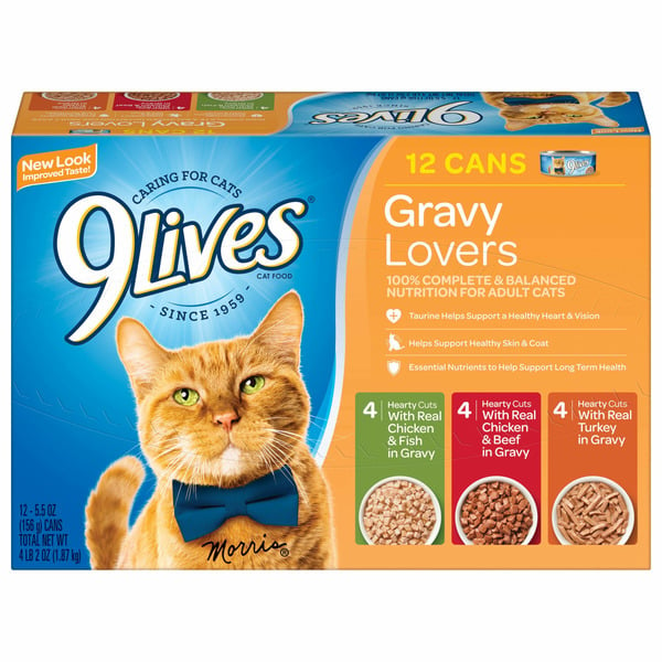 Cat Food 9Lives Gravy Lovers, Cat Food, Variety Pack hero