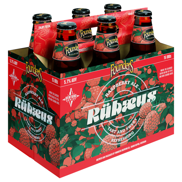 Ales Founders Brewing Rubaeus, Raspberry Ale Beer hero