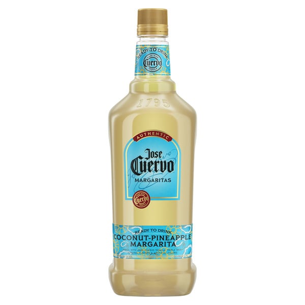 Spirits Jose Cuervo Authentic Margarita Coconut Pineapple Cocktail hero