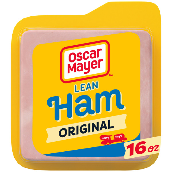 Prepared Meals Oscar Mayer Lean Cooked Ham Sliced Deli Sandwich Lunch Meat with Water Added hero