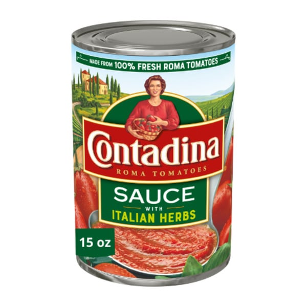 Canned & Jarred Vegetables Contadina Tomato Sauce with Italian Herbs hero