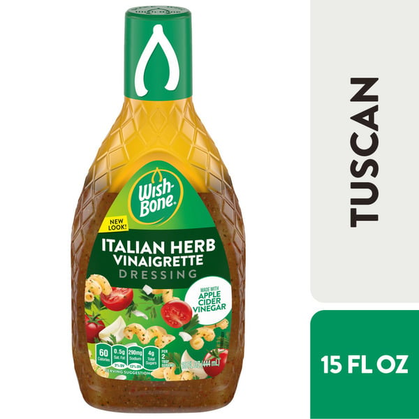 Salad Dressing & Toppings Wish-Bone Select Vinaigrettes Tuscan Dressing hero