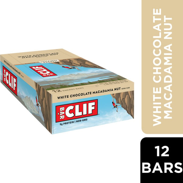 Energy & Granola Bars CLIF BAR White Chocolate Macadamia Nut Flavor Energy Bars hero