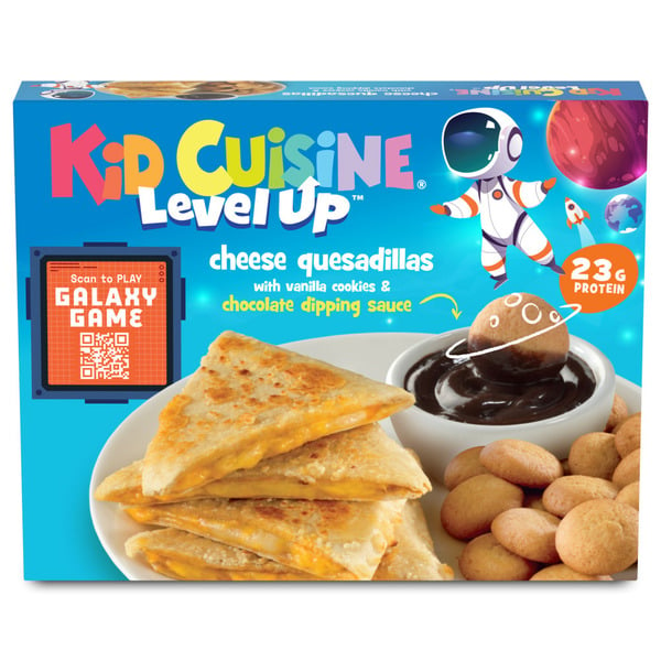 Kid Cuisine Level Up Cheese Quesadilla, Frozen Meal hero