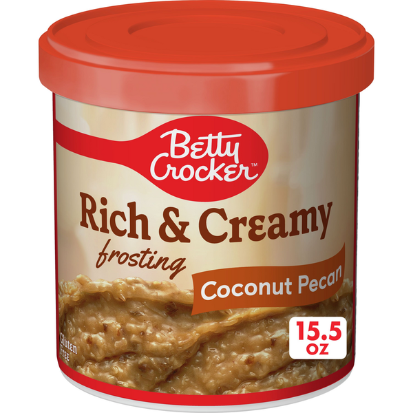 Baking Supplies & Decor Betty Crocker Gluten Free Rich & Creamy Coconut Pecan Frosting hero