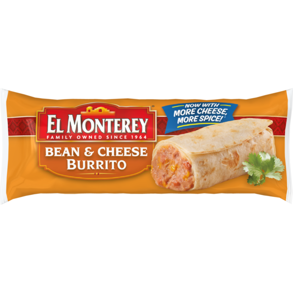 Frozen Appetizers & Sides El Monterey Bean & Cheese Burrito, Single Serve hero