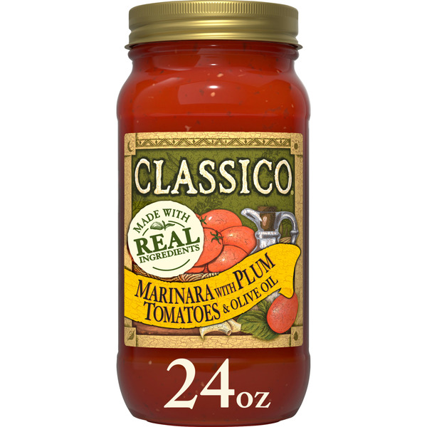 Pasta Sauce Classico Marinara Spaghetti Pasta Sauce with Plum Tomato & Olive Oil hero