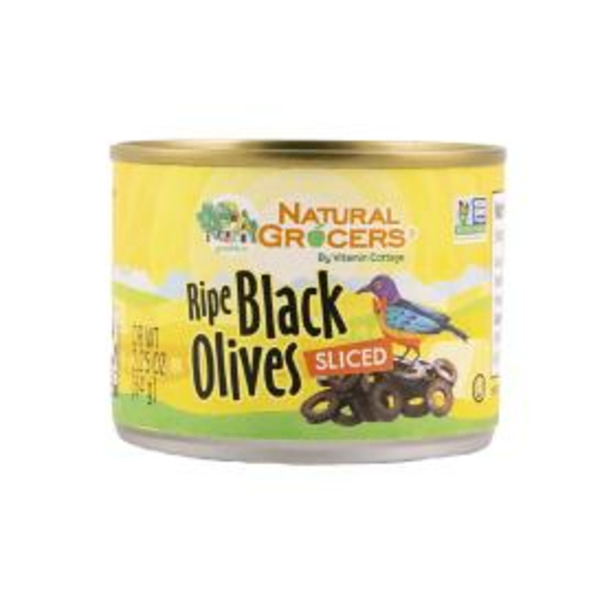 Pickled Goods & Olives Natural Grocers Non GMO Sliced Black Olives Can hero