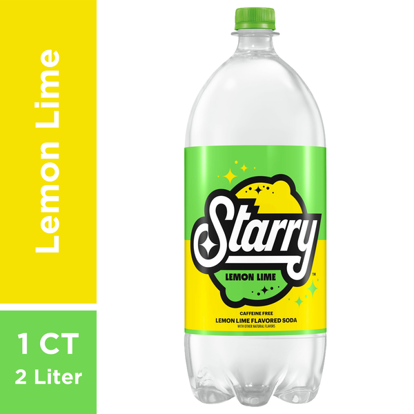 Starry Lemon Lime Soda, Caffeine Free hero