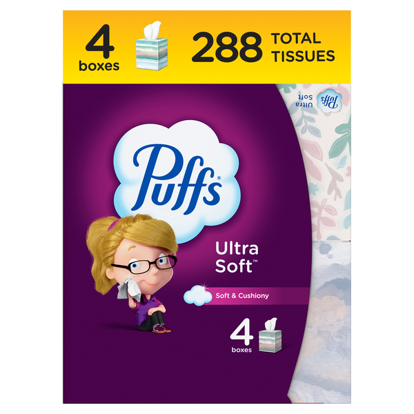 Paper Goods Puffs Ultra Soft Facial Tissues hero