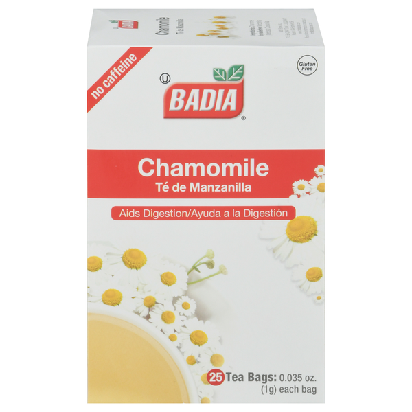 Tea (Loose, Bags and Pods) Badia Spices Chamomile Tea hero