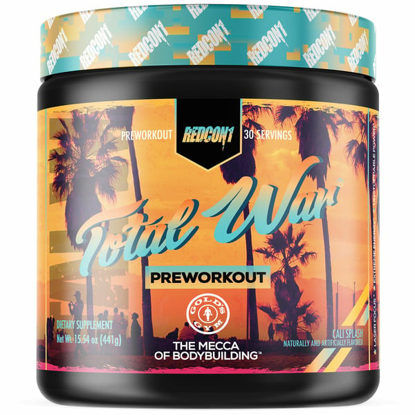 REDCON1 Total War Cali Splash Pre-Workout Supplement Powder hero