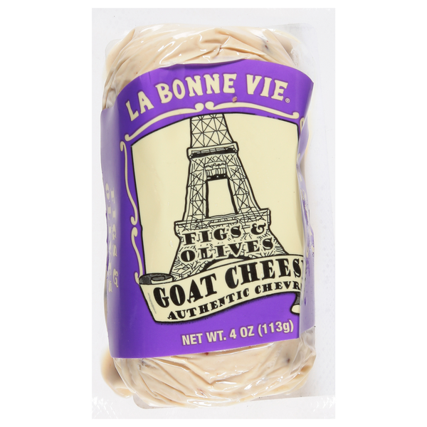 Specialty Cheeses La Bonne Vie Goat Cheese, Figs & Olives hero