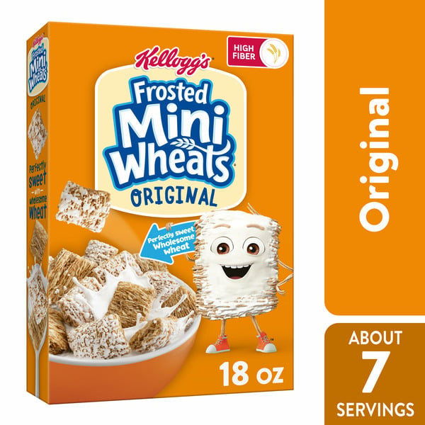 Cereal Frosted Mini-Wheats Cold Breakfast Cereal, High-Fiber, Whole Grain, Original hero