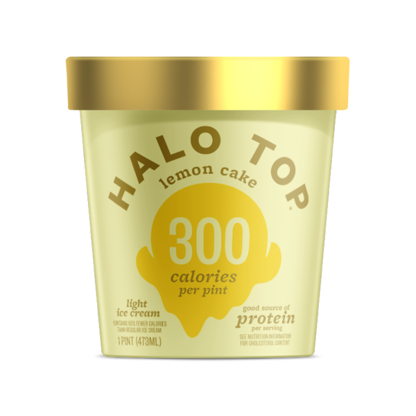 Ice Cream & Ice Halo Top Lemon Cake hero