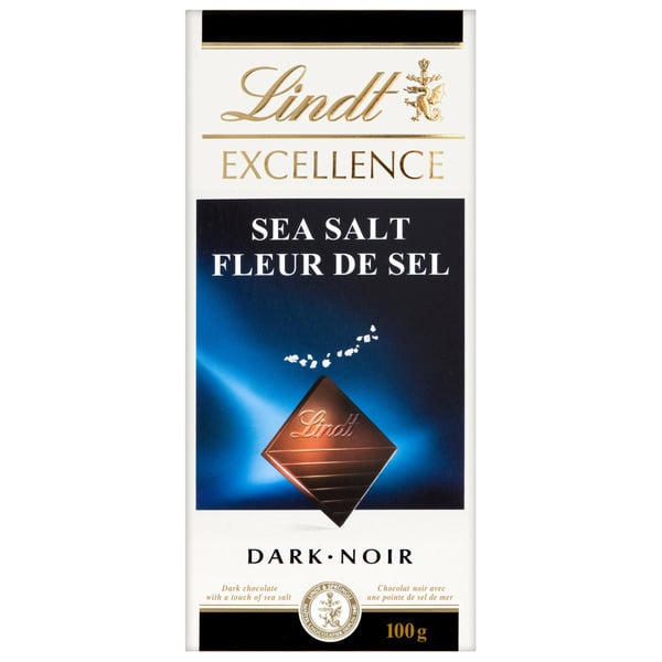 Candy & Chocolate Excellence Sea Salt Dark Chocolate Bar, 100g hero