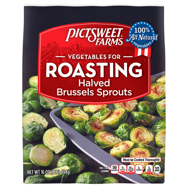 Frozen Produce Pictsweet Farms Vegetables for Roasting Halved Brussels Sprouts hero