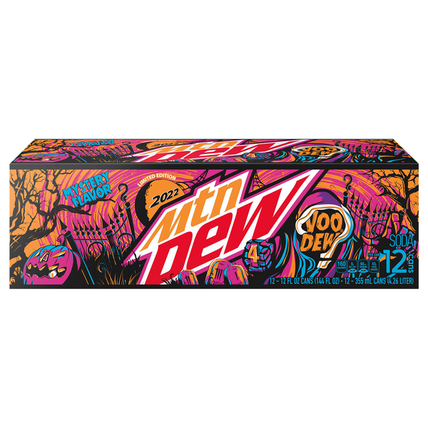 Soft Drinks Mountain Dew Soda, Mystery Flavor hero