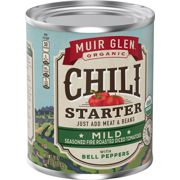 Muir Glen Organic Chili Starter with Bell Peppers, Mild hero