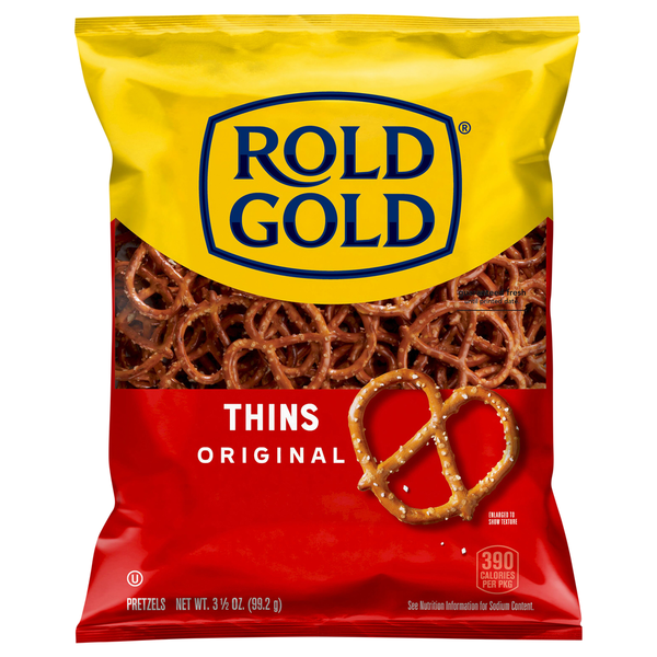 Chips & Pretzels ROLD GOLD Pretzels, Thins, Original Flavored hero