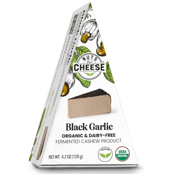 Other Creams & Cheeses Nuts For Cheese Black Garlic, Organic & Dairy-Free Cheese hero