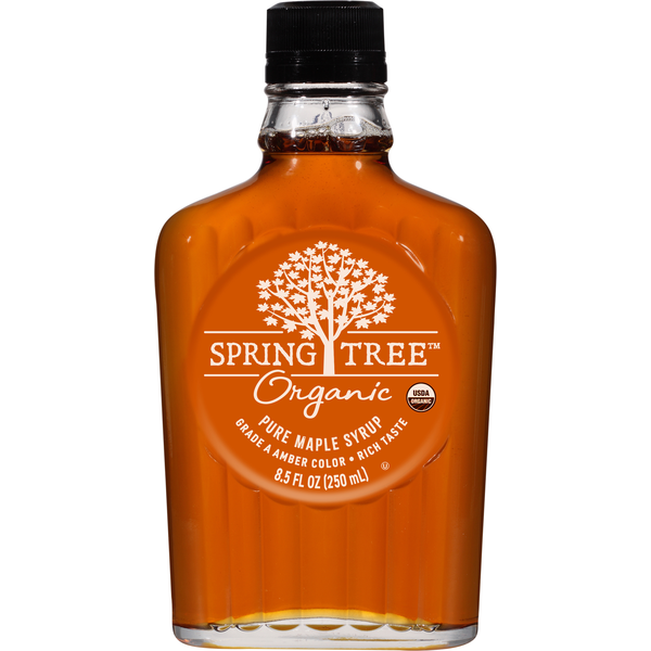 Honeys, Syrups & Nectars Spring Tree Maple Syrup, Organic, Pure hero