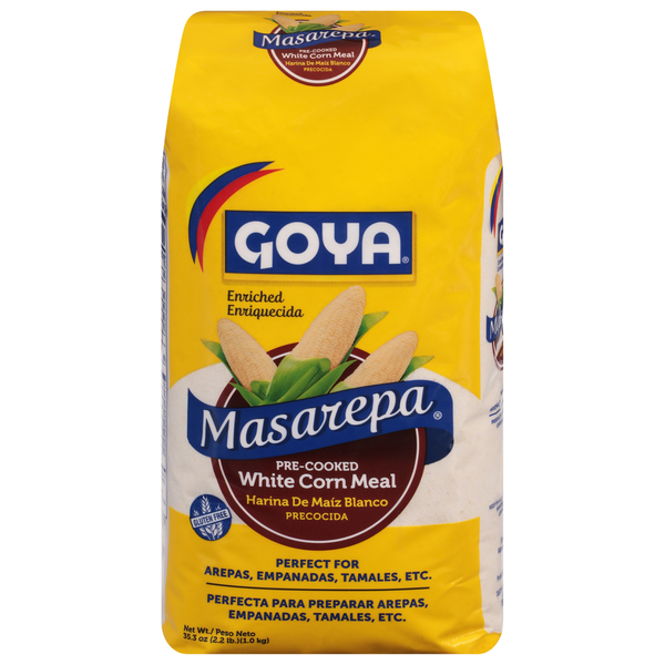 Grains, Rice & Dried Goods Goya Corn Meal, White, Pre-Cooked hero